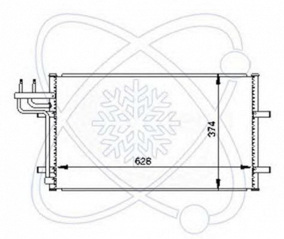 ELECTRO AUTO 30g0033 -  Конденсатор, кондиционер